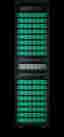 Front view of Oxide server rack