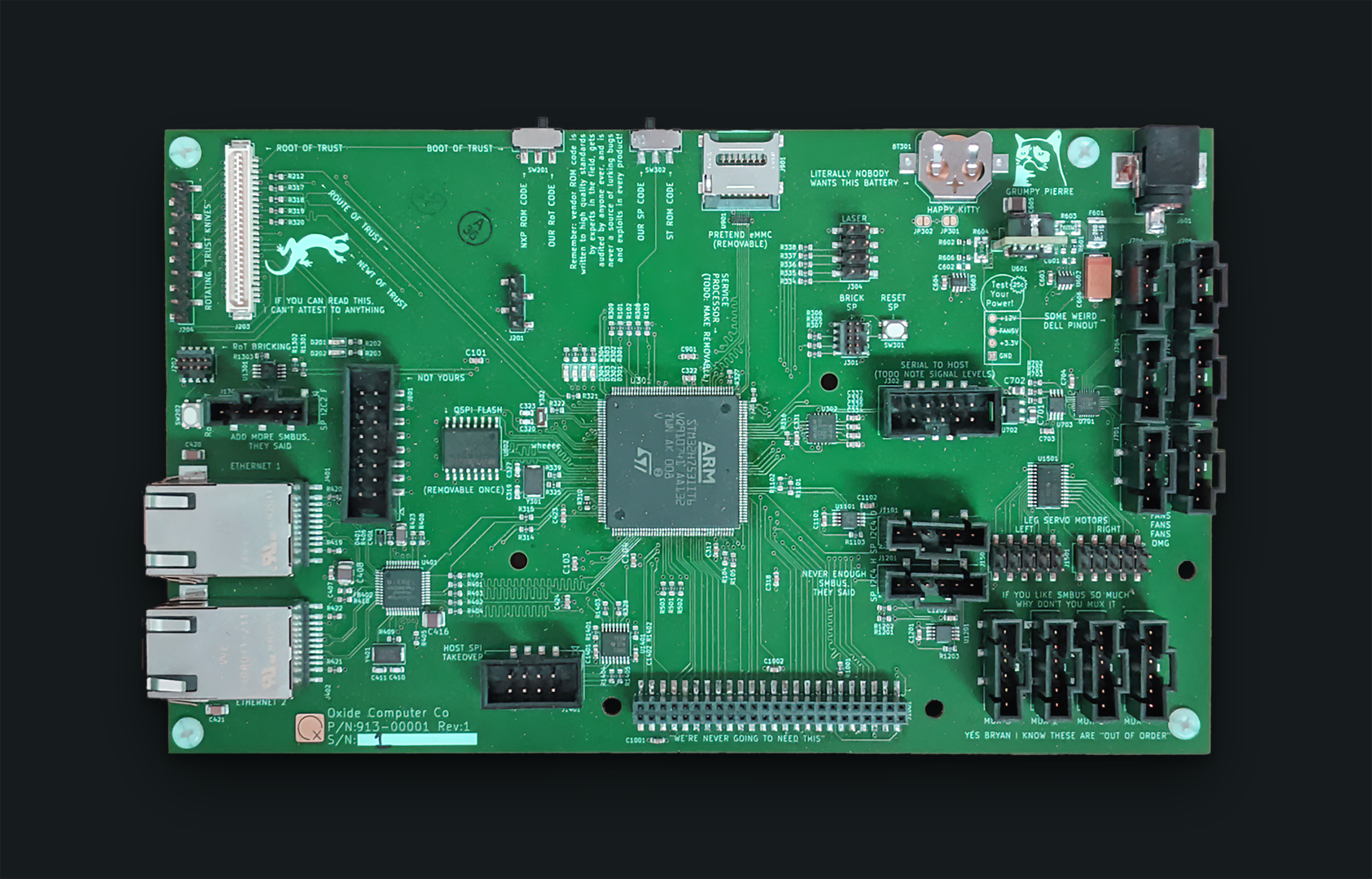 First custom Oxide hardware with SP